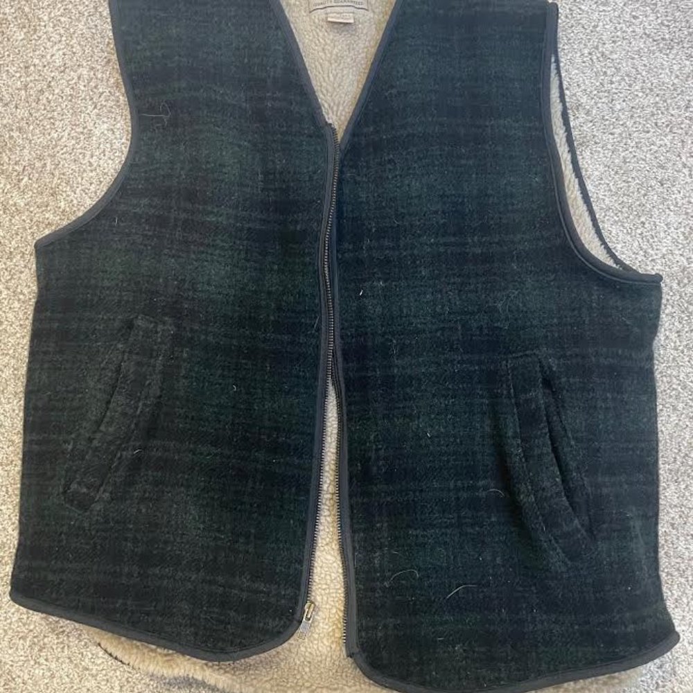 LL Bean Wool Blend Vest
